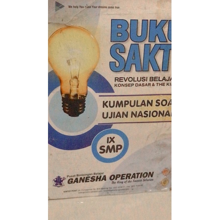Buku sakti GO smp
