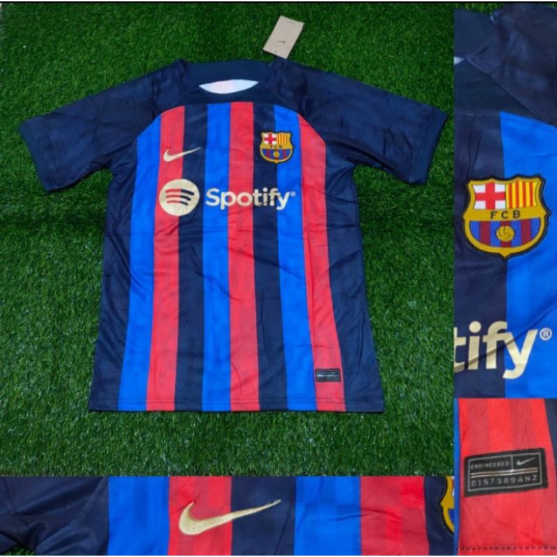 Setelan Jersey Barcelona Home 2022 2023 Grade Ori Import Baju Bola Pria