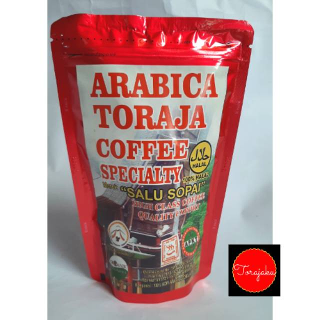 

(Kualitas Ekspor) Kopi Arabica Salu Sopai Halal Toraja isi 100 Gram