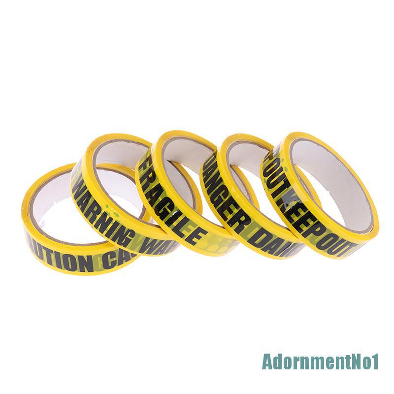 (AdornmentNo1) Tape Peringatan 24mm X 25m Untuk Penghalang Keamanan Kerja