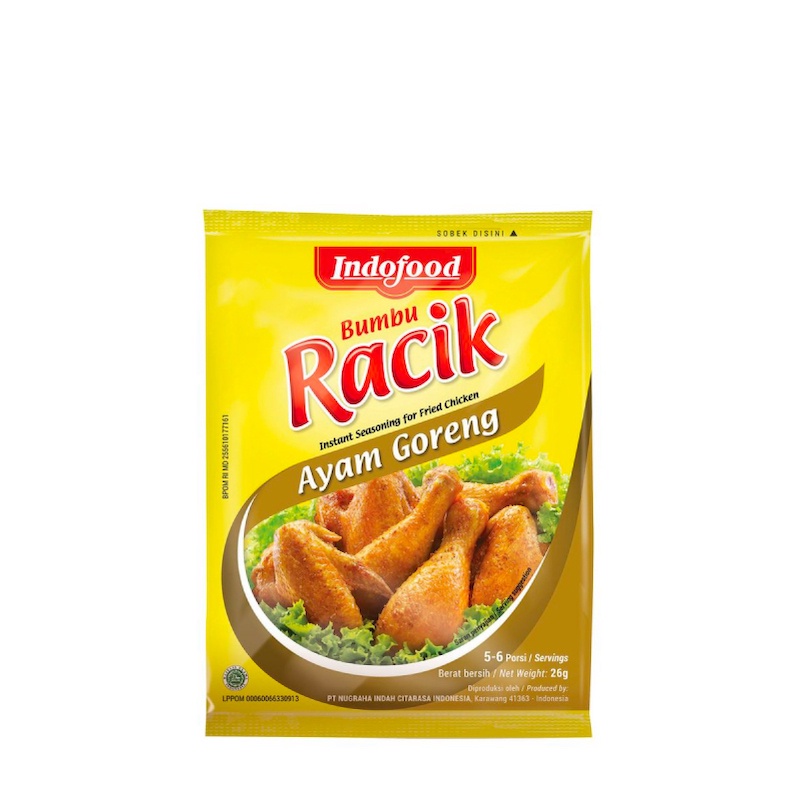 

Indofood Bumbu Racik Ayam Goreng 26 gr