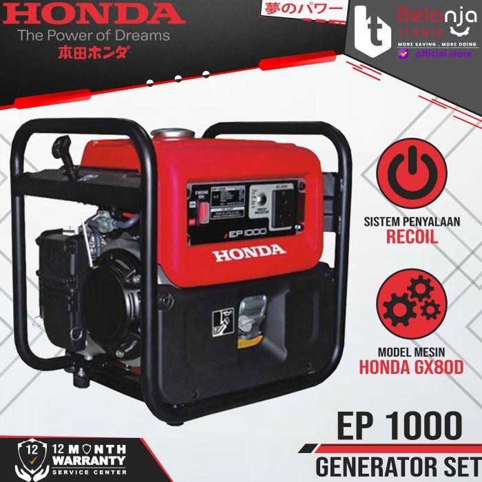 Generator / Honda Genset Ep 1000 750 Watt Generator Set Listik Ep1000 Genset Mini