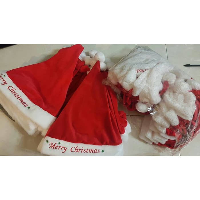 Topi Santa / Topi Natal Grosir