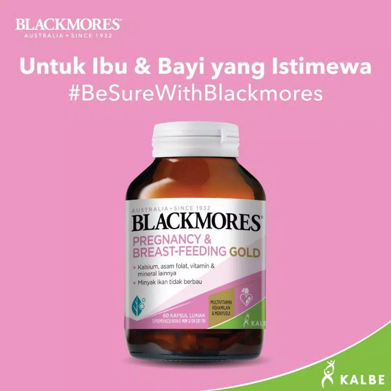 Blackmores Pregnancy and Breastfeeding Gold 60kps &amp; 120kps