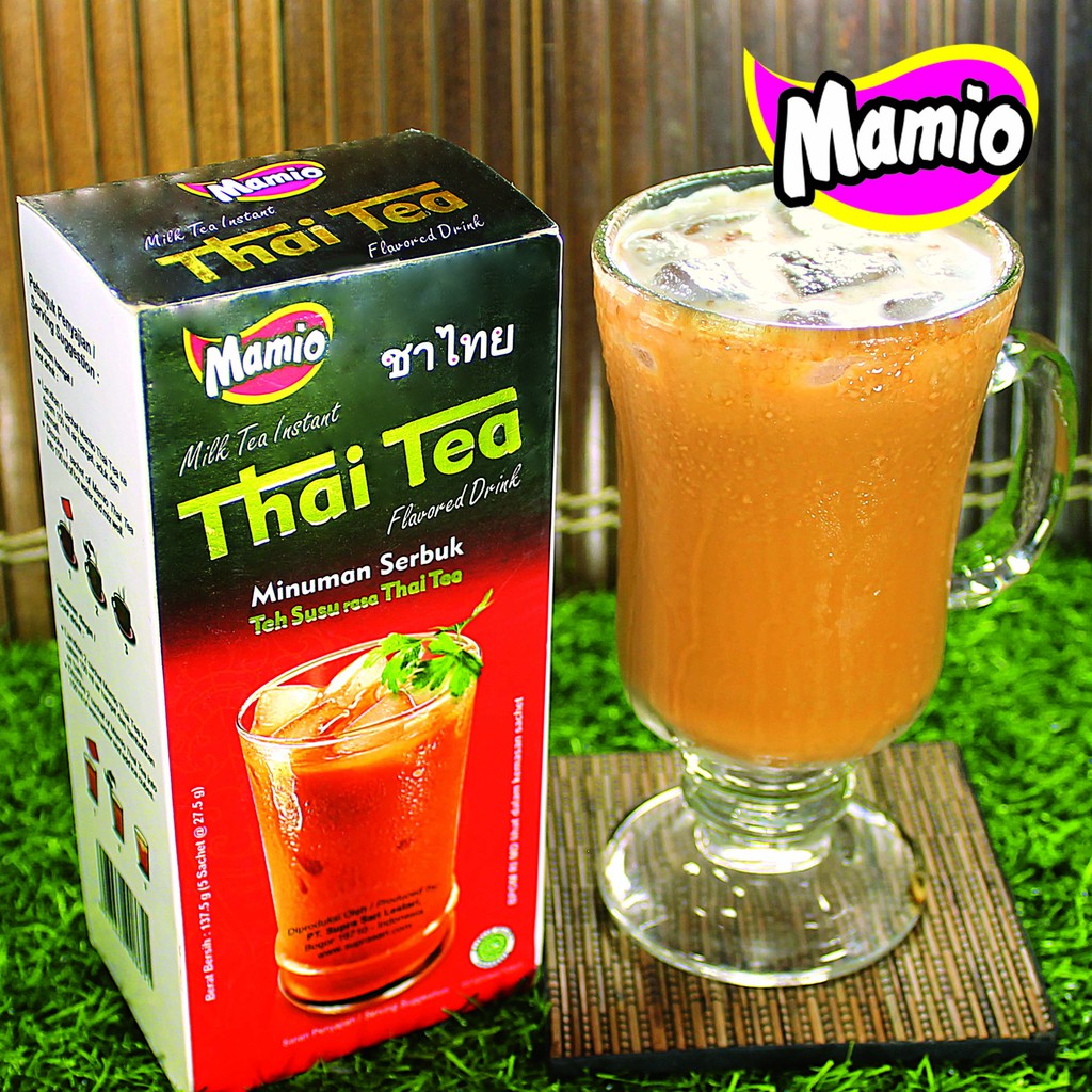 

MAMIO Thai Tea Milk Drink / Minuman Serbuk Rasa Milk Thai Tea - Isi 5 Sachet