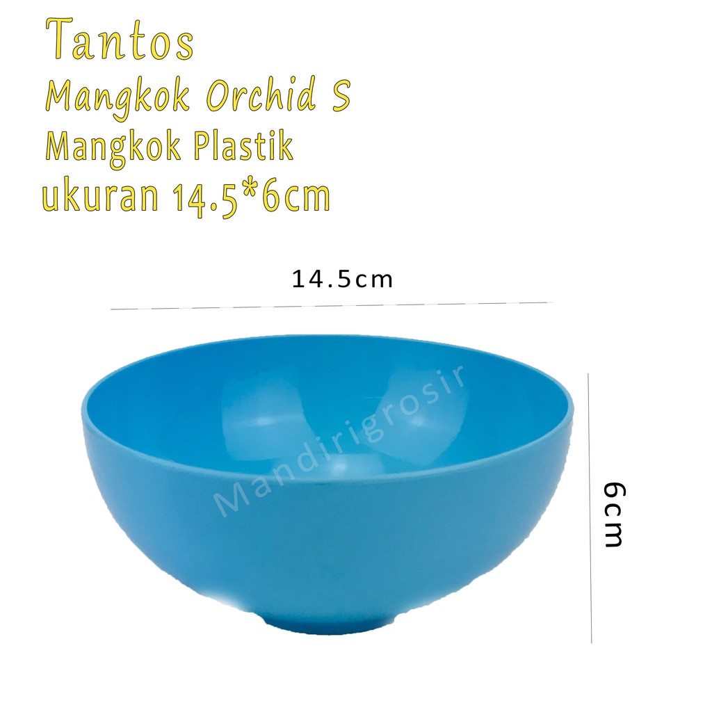 Mangkok plastik * Mangkok Orchid S * Biru *5158