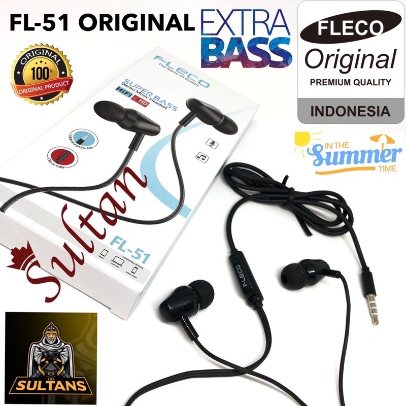 GROSIR HANDSFREE FLECO FL51 SUPER BASS