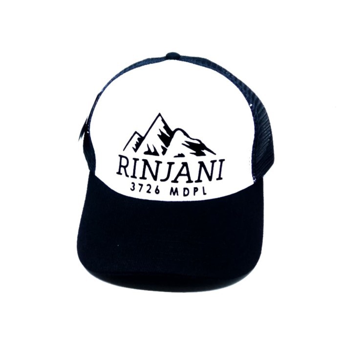 Truckerhat Putih Hitam Rinjani 3726mdpl