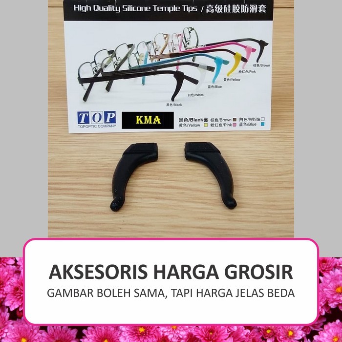 Aksesoris Kacamata | Temple Tips Silicone Eyeglass Temple Tips karet kacamata sport