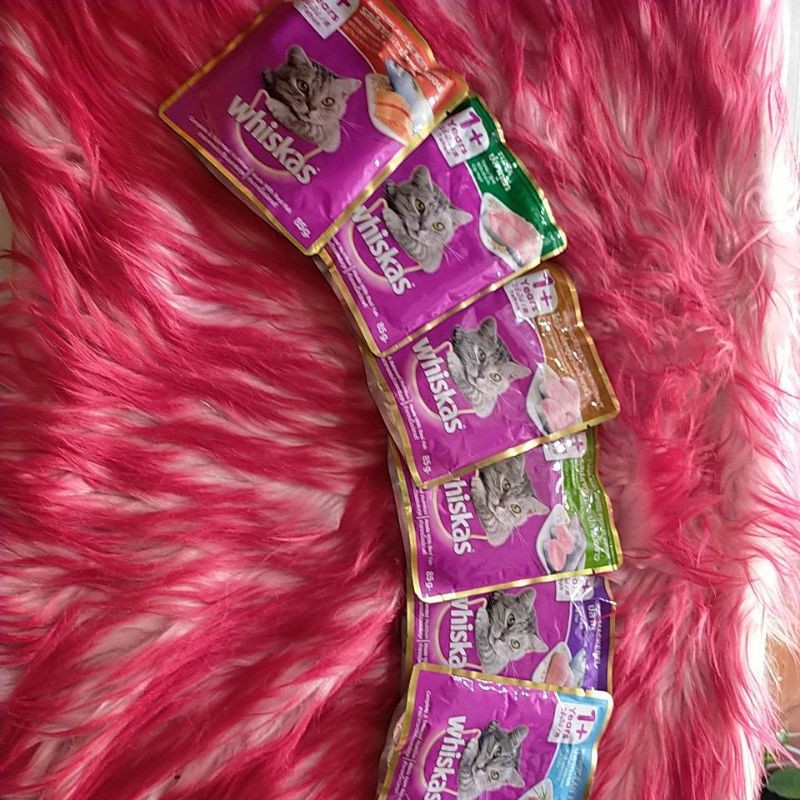 whiskas basah sachet 1+