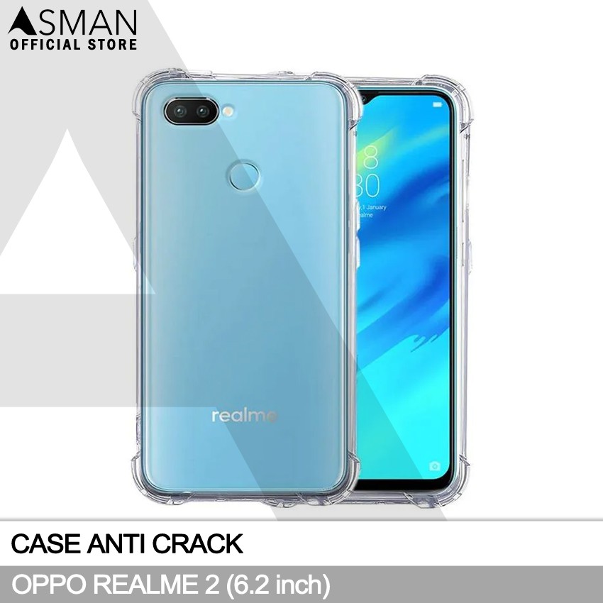 Anti Crack OPPO Realme 2 (6.2&quot;) | Soft Case Anti Bentur - Clear