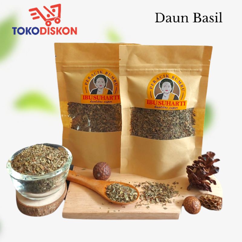 

Rempah Daun Basil Kering - Bumbu Masakan // Premium