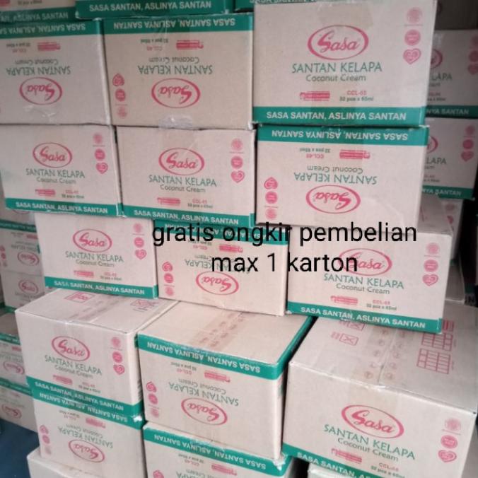 

[[COD]] santan sasa 65ml 1 dus DISKON Kode 908