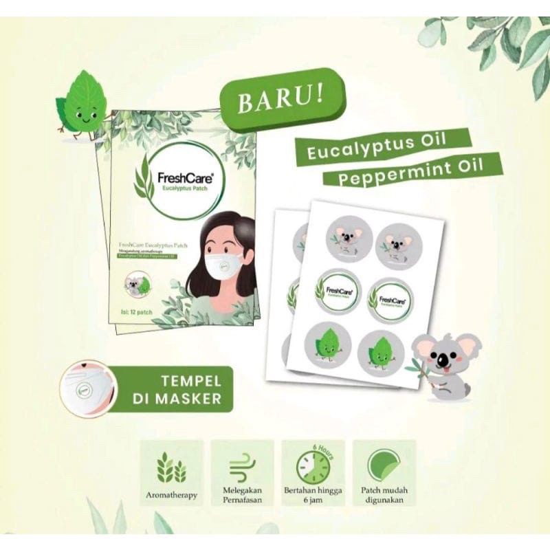 FreshCare Fresh Care Minyak Angin Roll On 10 ml FreshCare Patch Eucalyptus Freshcare roll on Hot Citrus Lavender Aromaterapi