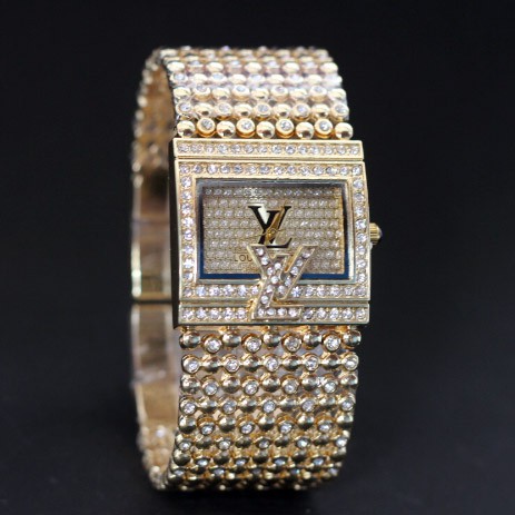 Jam Tangan Wanita Merica (LV) Louis Vuitton Jtr 331 Gold
