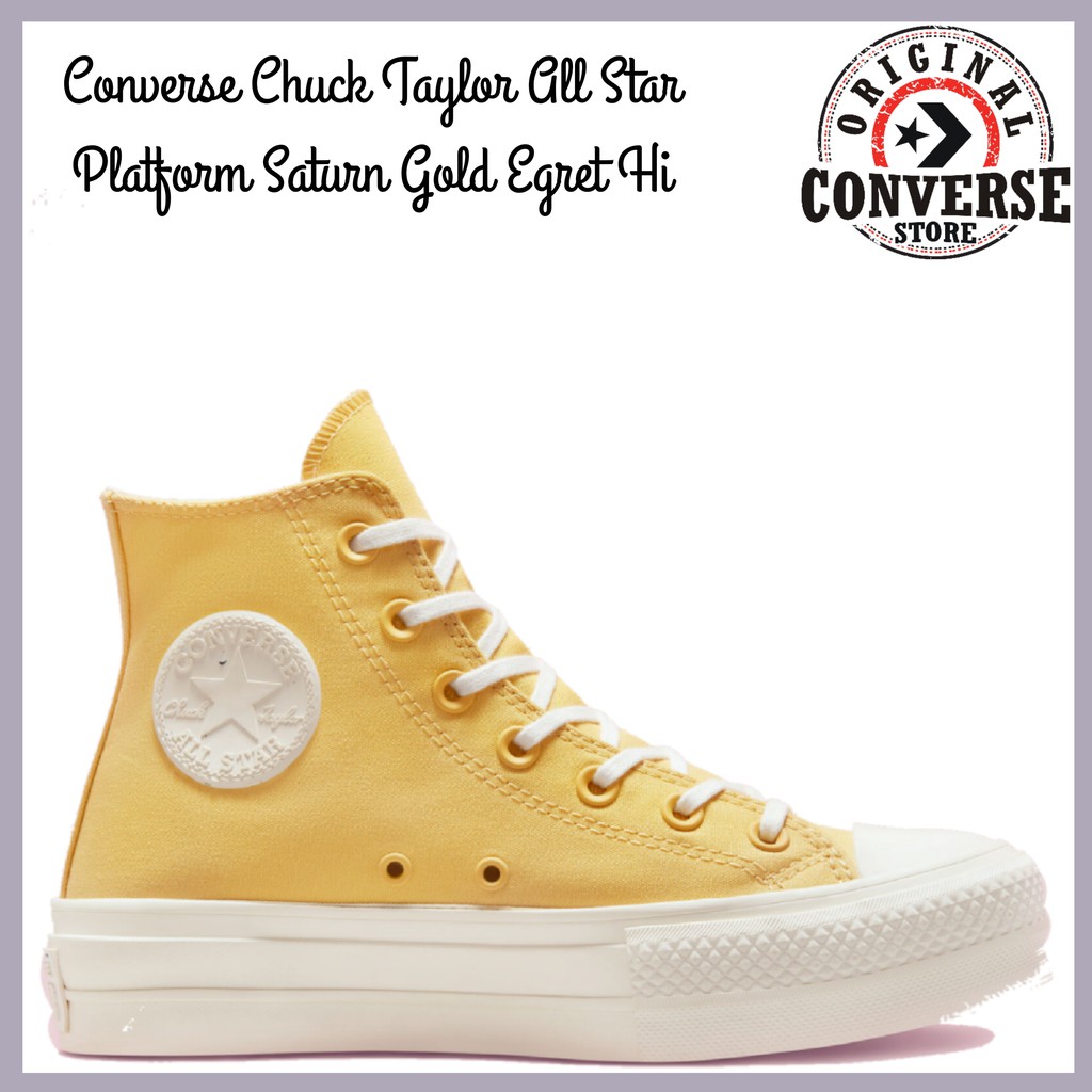 converse chuck taylor all star elevated gold