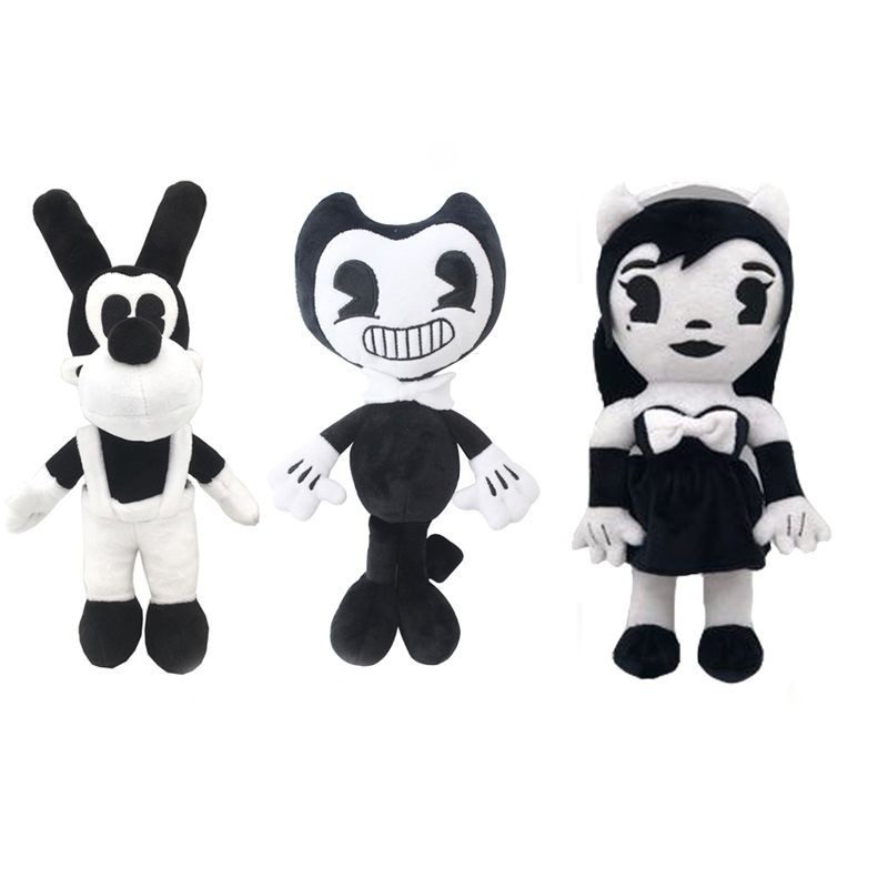Bendy and the Ink Machine Series Figure Bendy Boris Plush Toys Doll Xmas Gifts H 