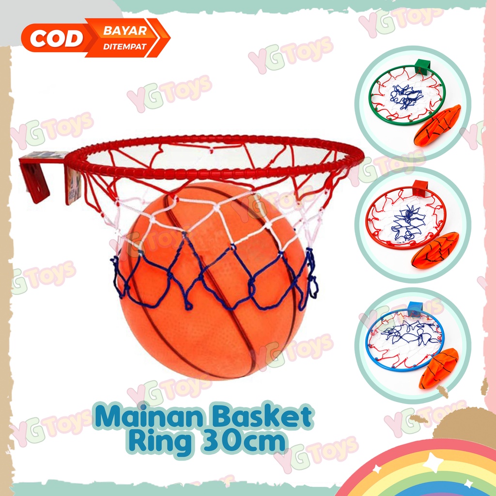 YGtoys Mainan Anak Bola Basket Dan Ring Laki Laki