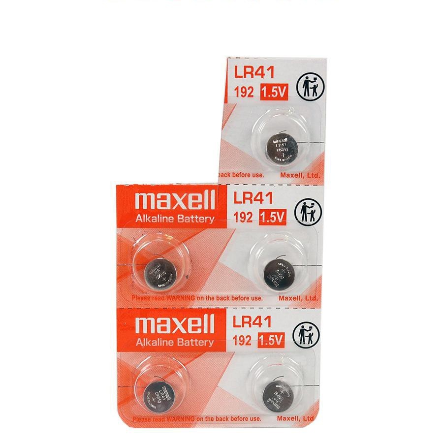 BATERAI / BATTERY MAXELL ALKALINE LR41 192 ORIGINAL