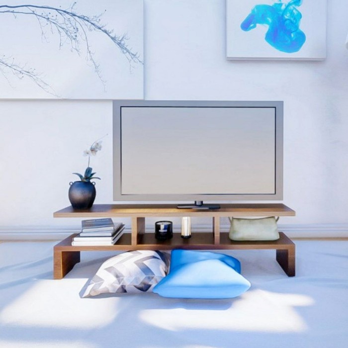 Rak Tv - Rak Tv Kayu Minimalis Meja Tv Susun Bufet Dekorasi Rumah Kayu Solid