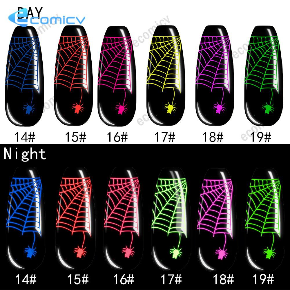 In Stock Francheska Luminous Spider Nail Gel Nail Art Painted Luminous Elastic Drawing Glue Phototherapy Nail Art Gel Halloween Ecv Shopee Indonesia