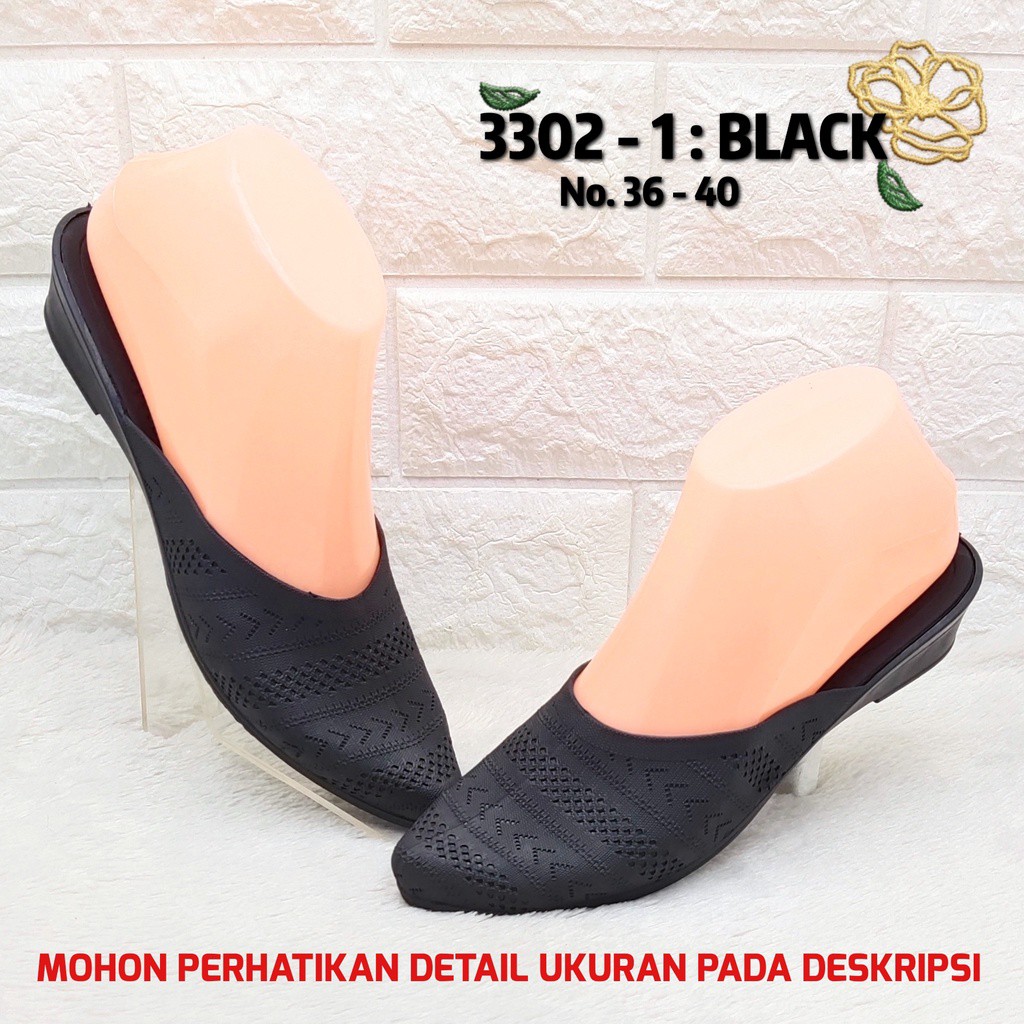 Sandal Wanita Balance 3302 1 Motif Rajut Jelly Import Original Ringan Empuk Nyaman Awet Anti Slip