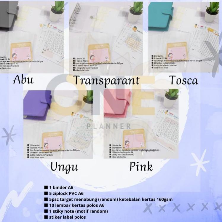

Dijamin Miring harga.. PAKET BUDGETING BINDER A6