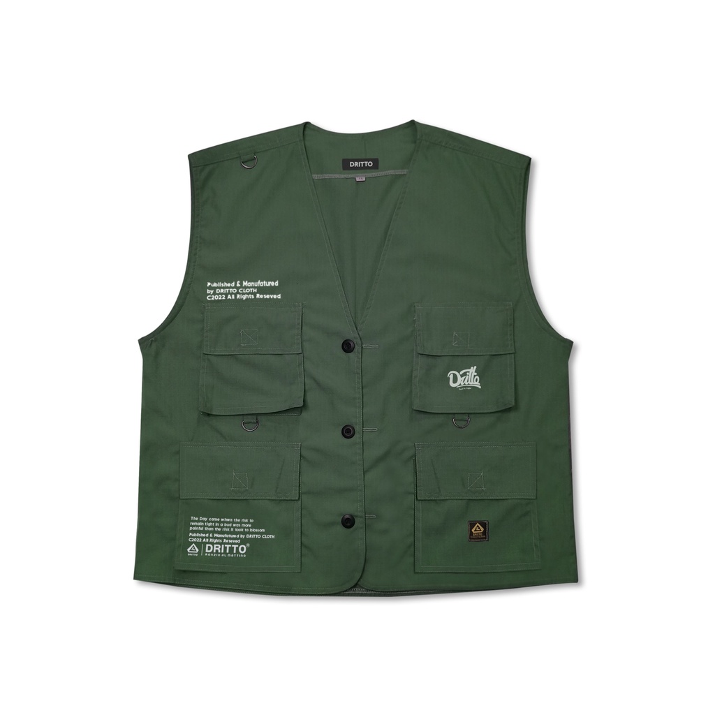 DRITTORONZIO Vest - Nazio Rompi/Vest Unisex - Army