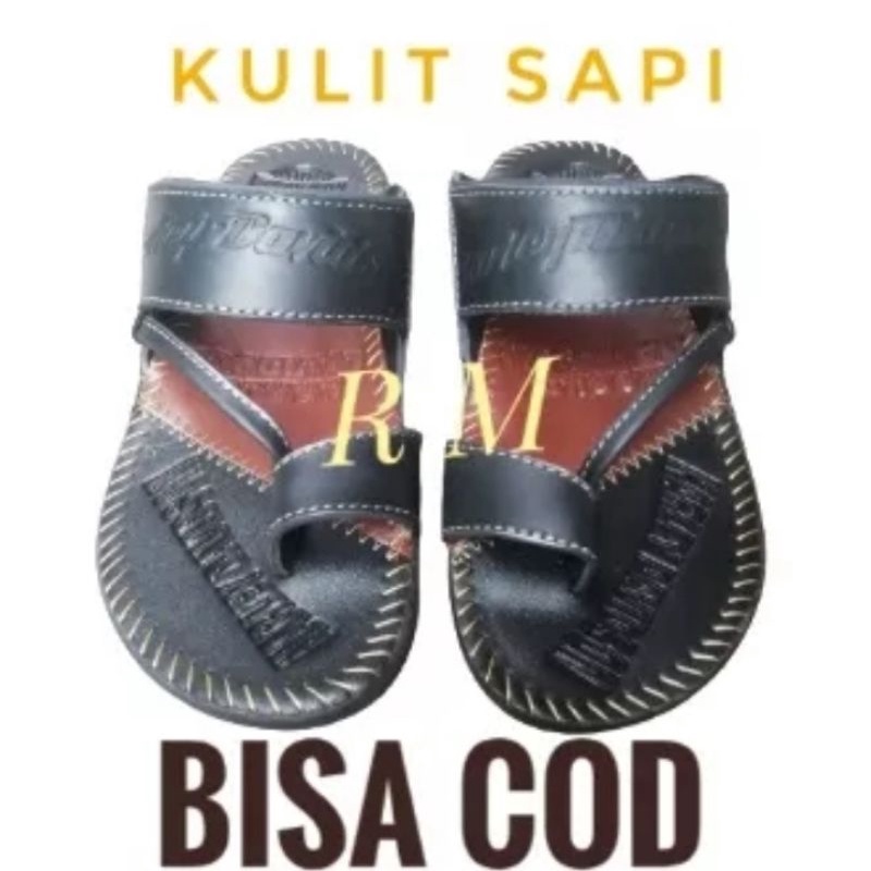 sandal kulit murah/ sandal pria/ sandal kulit jepit jempol