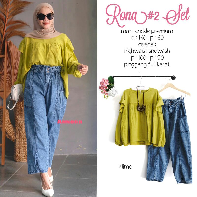 RONA #2 SET BY ANNORA||CRINKLE PREMIUM LD 140 PB 60 LP 100 PC 90