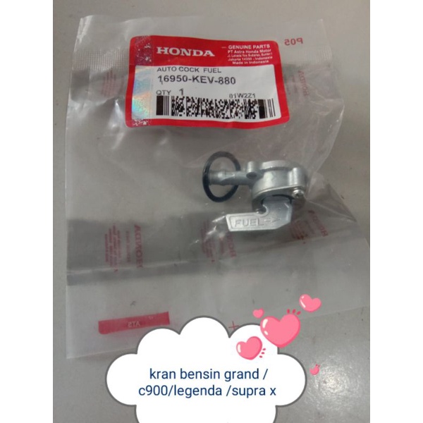 Kran bensin grand / supra x / legenda / membran kran bensin supra x / grand