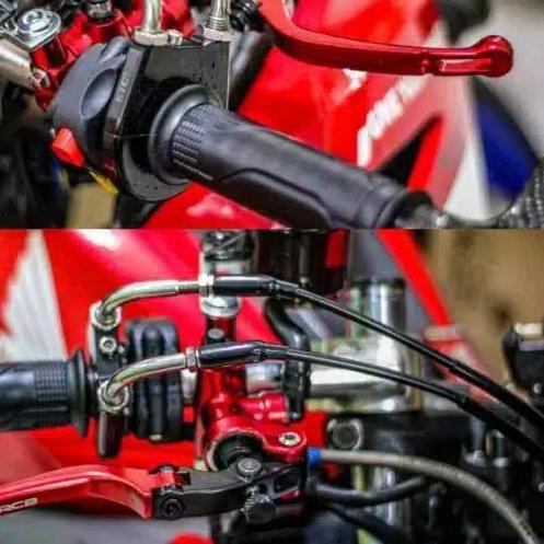 ➯ Gas Spontan Ktc 2 Kabel Universal Nmax Aerox Pcx R15 Vixion Ninja Cbr Gsx Satria Fu Tiger ✿