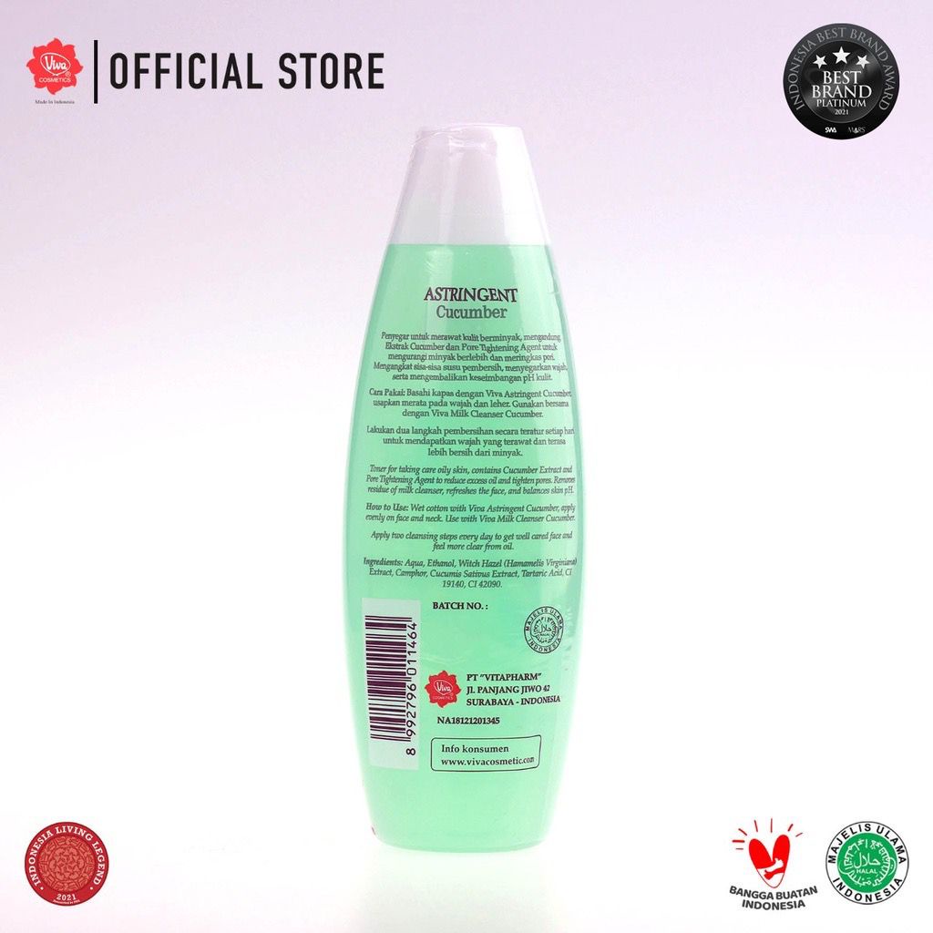 Viva Astringent Cucumber 100 ml