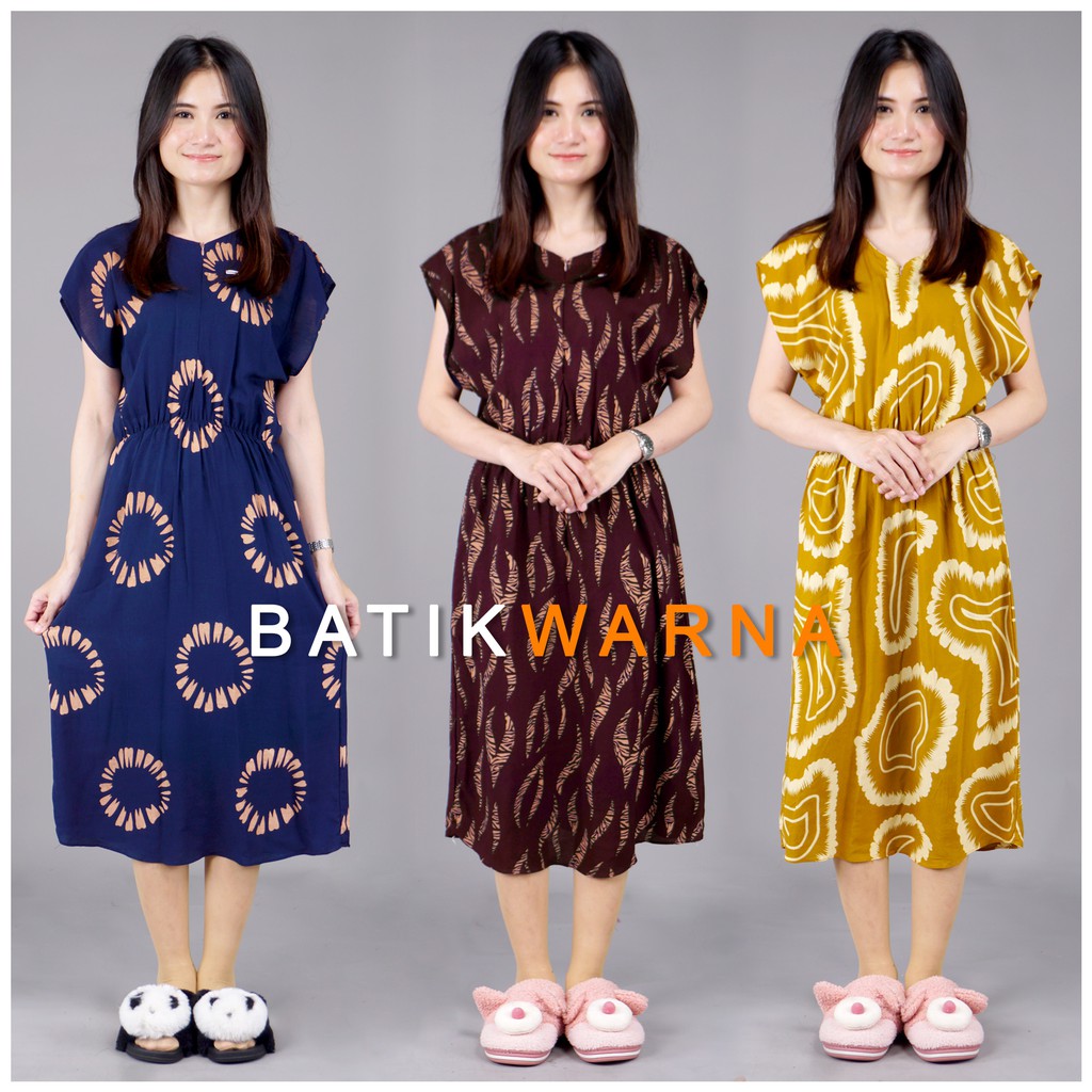 DASTER MANOHARA SANTUNG PAKAIAN BAJU TIDUR MURAH KEKINIAN BATIKWARNA-1