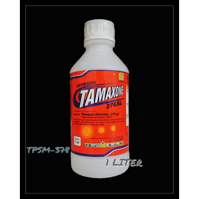 TAMAXONE 276 SL Herbisida Bahan Aktif : PARAQUAT DIKLORIDA 276 g/l Produk Kemasan 1 Liter 1000 Ml