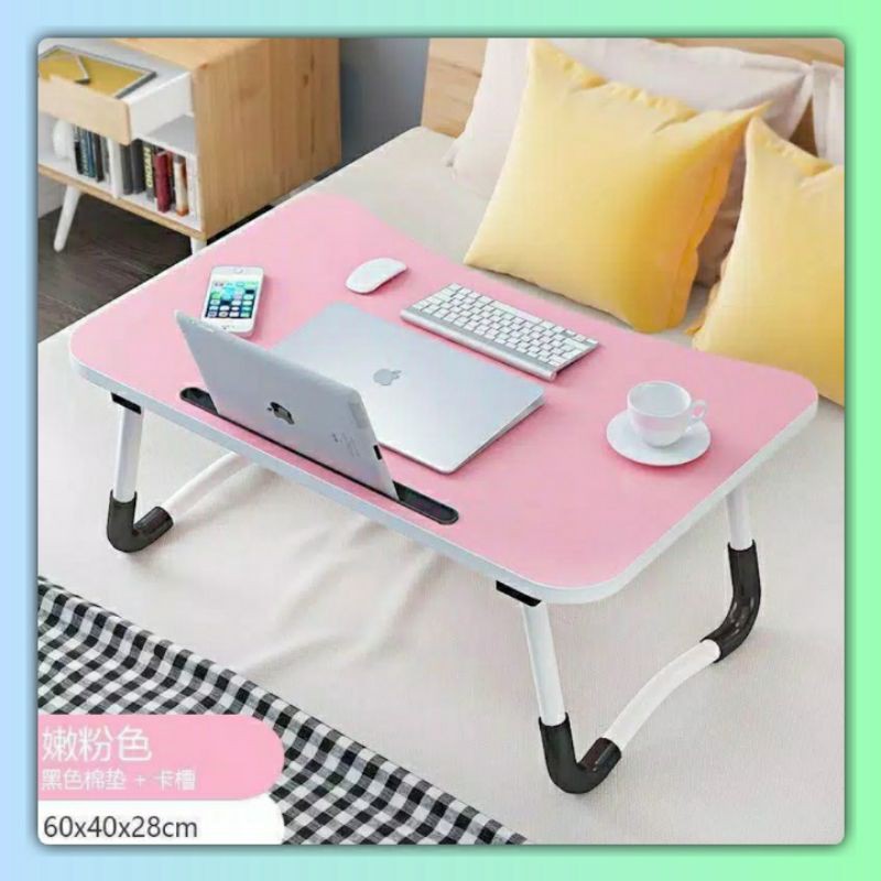 [POLOS] MEJA LAPTOP LIPAT COMPUTER TABLE MEJA LAPTOP ANAK _kc DISKON