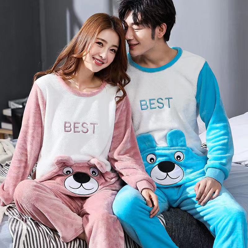 SETELAN PIYAMA SET BAJU TIDUR COUPLE PASANGAN SUAMI ISTRI KELUARGA SEKELUARGA PP BULU BLUDRU LENGAN 