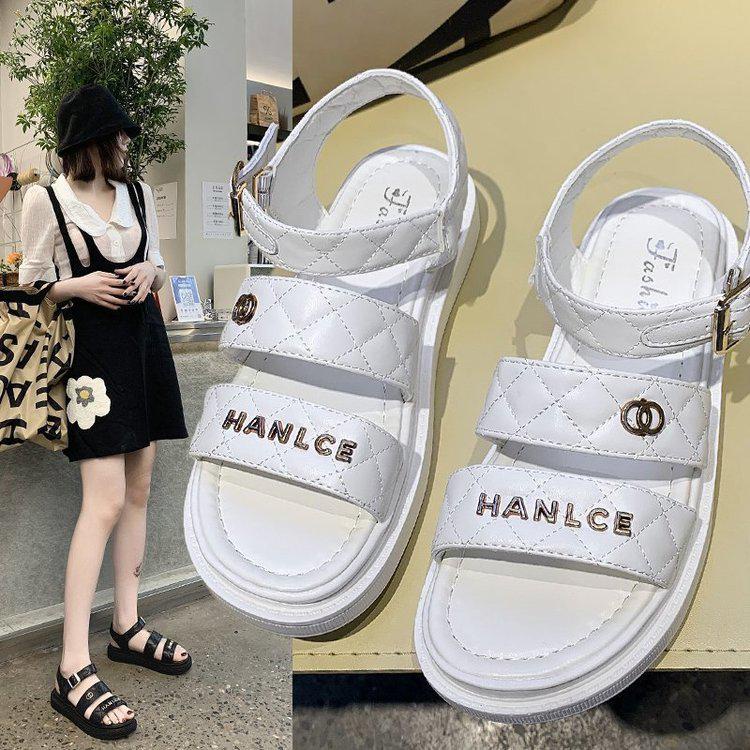 Free Box Sandal Wanita Korea Sandal Wanita Terlaris Sepatu Wanita Import NS X88 Sandal Gunung Wedges Fashion