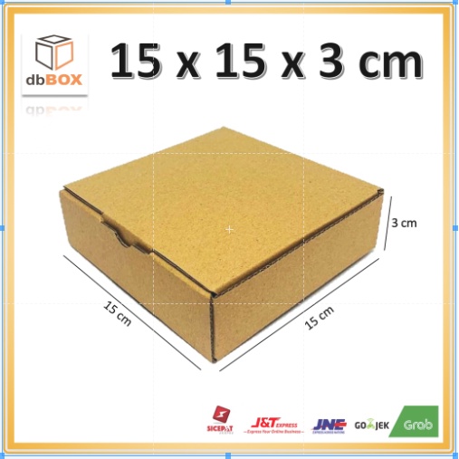 

Custom Kardus + Sekatan 15x15x3 cm....Die Cut kotak Kue tart -aksesoris-dll