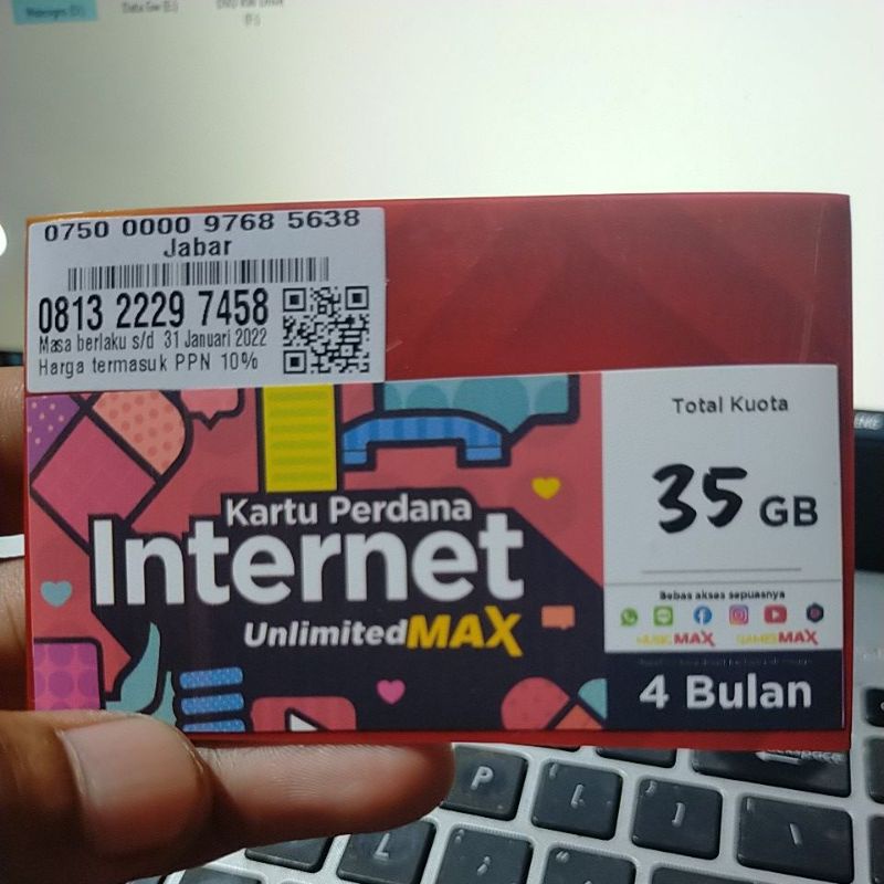 Unlimited Max 35 GB PERDANA TELKOMSEL