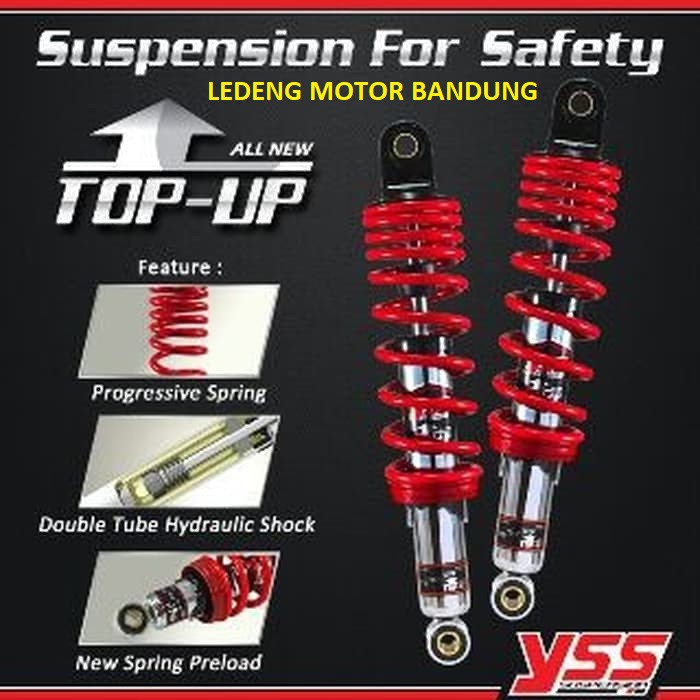 YSS 360mm Top Up New Per Shockbreaker 360 Belakang Motor Thunder Smash