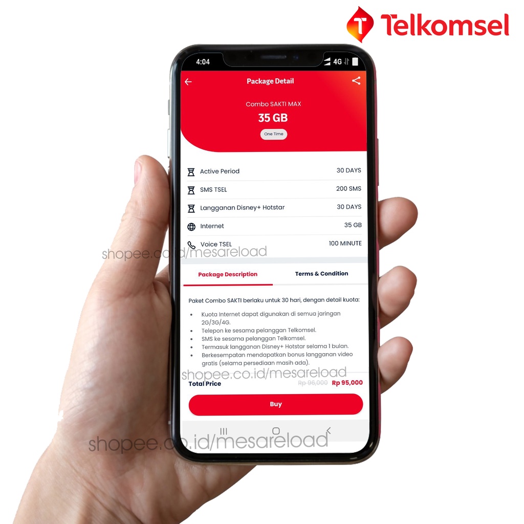 Kartu Sakti Telkomsel Combo 30GB KARTU PERDANA Simpati As Loop