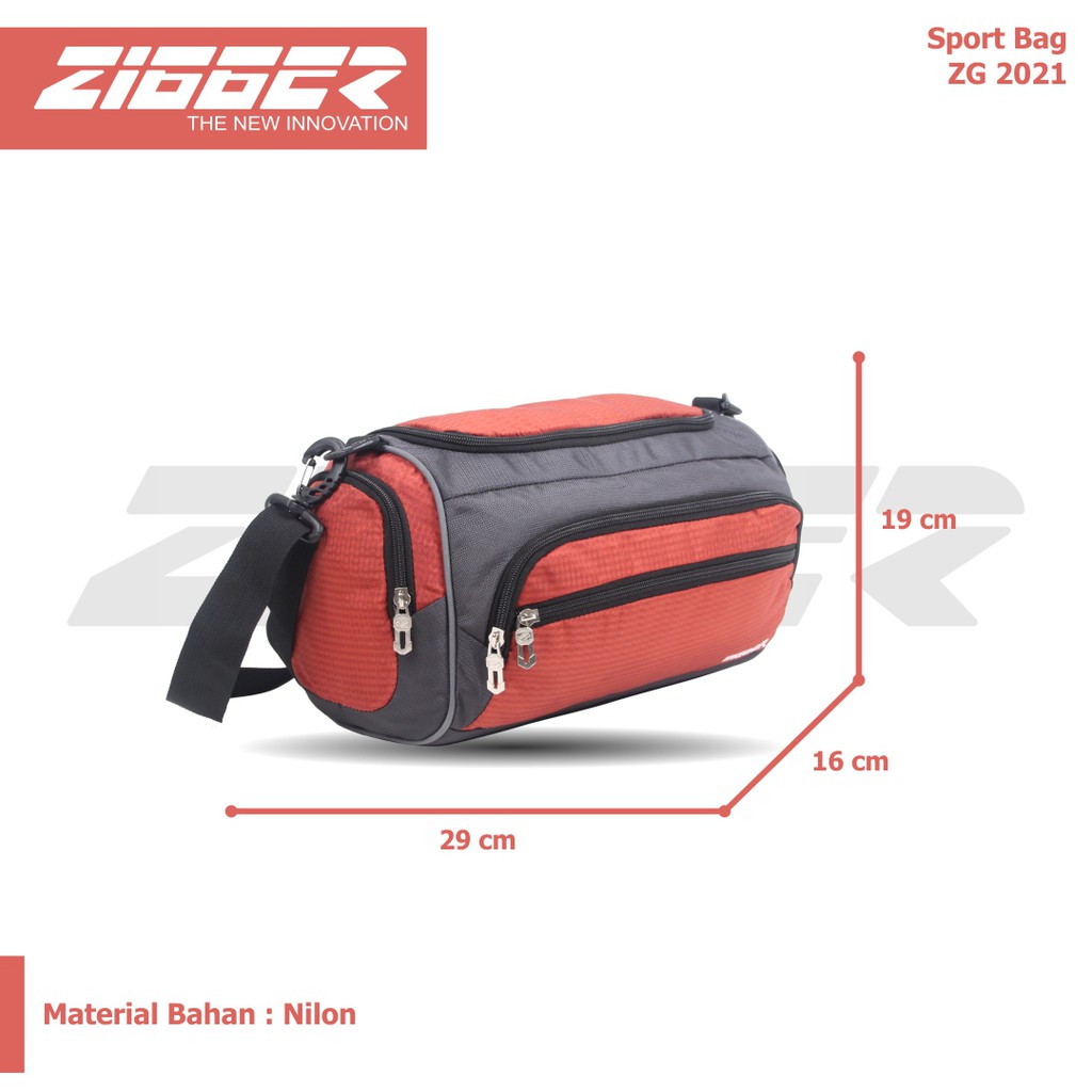 [KLIKTAS] Tas Olahraga Zigger Kalpa 2021 - Gym bag / Travel bag / Tas olahraga