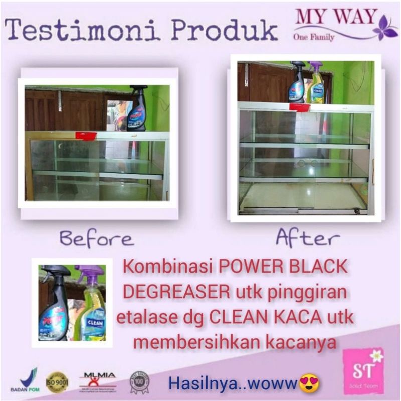 My Way CLean Polished Glass clean // clean Wooden Pembersih  perabotan kaca dan kayu pembersih kerak,jamur  Kaca Rumah, Mobil