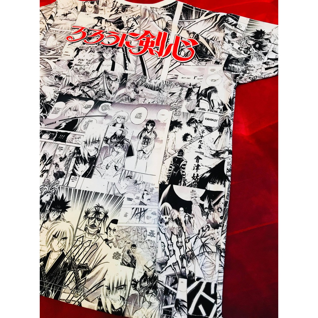 Tshirt Samurai X Battosai Fullprint