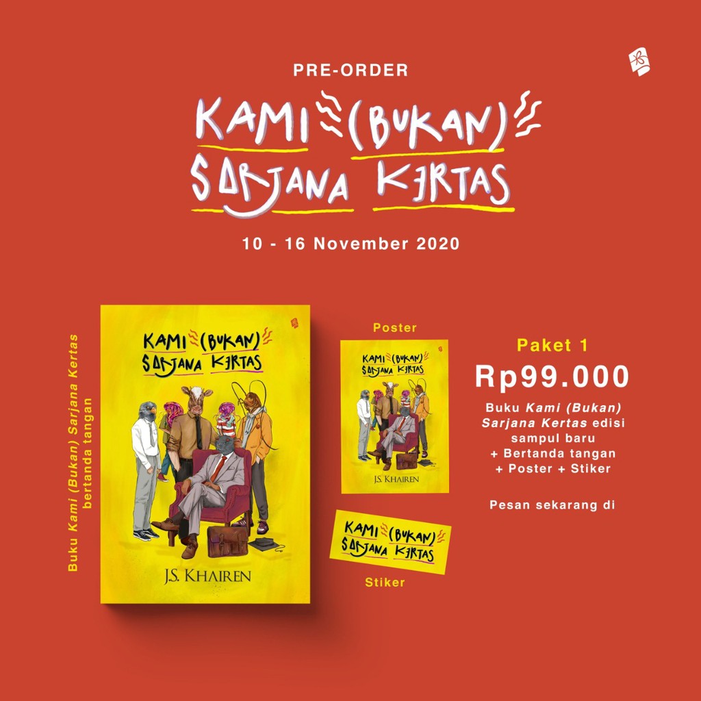 

[Pre-Order] Kami (Bukan) Sarjana Kertas - Bukune