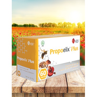 Propoelix PLUS 60 caps HDI untuk anti virus anti bakteri anti kanker