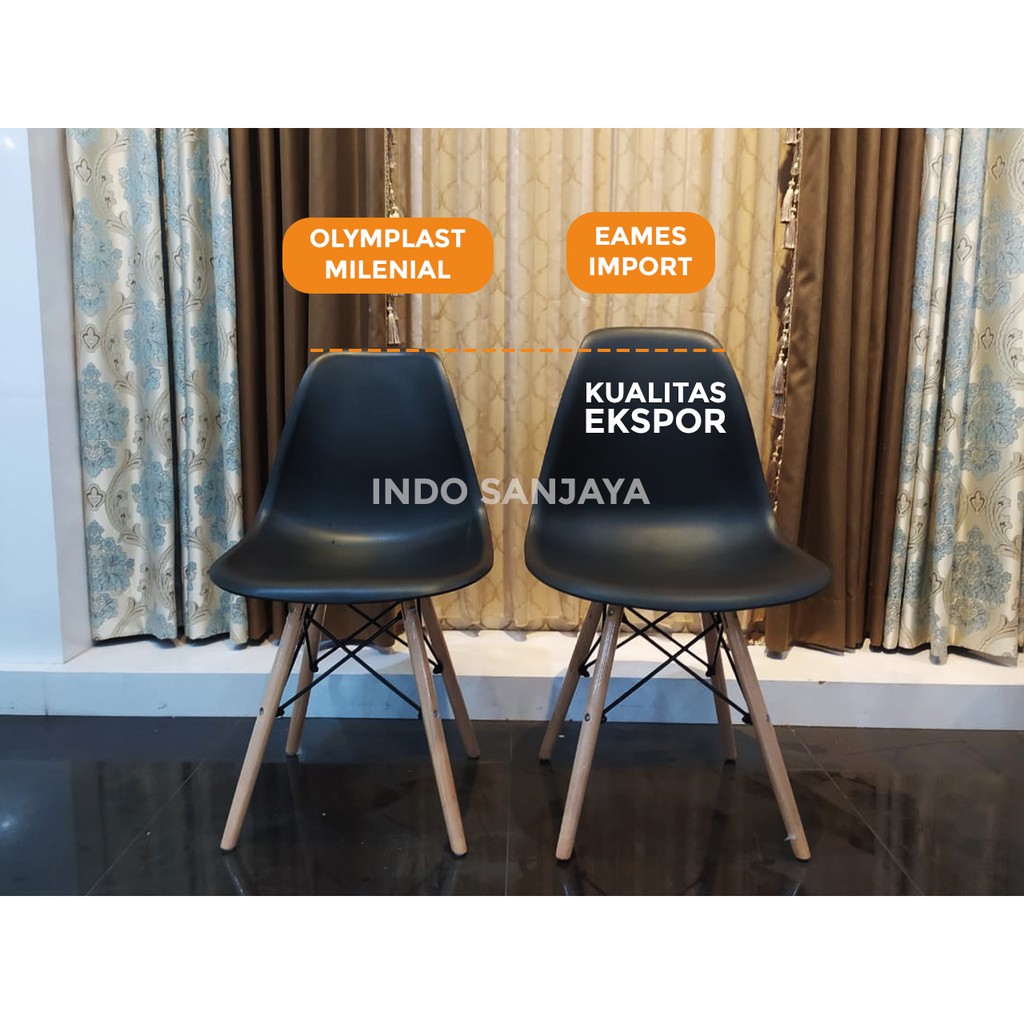 Kursi Cafe | Bangku Makan Minimalis | Kursi Santai - Kursi Belajar Milenial Modern DACEY-1