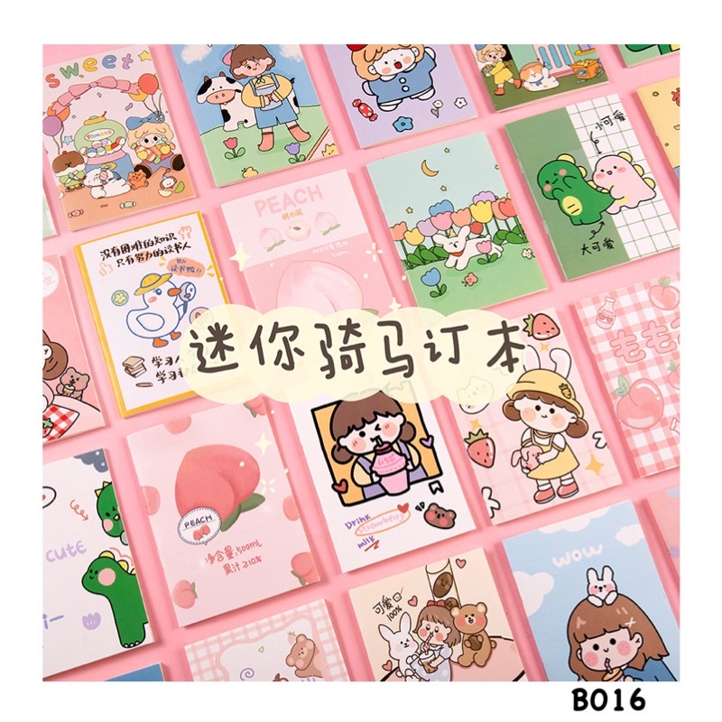 

B016 | BUKU TULIS MINI | BUKU CATATAN CARTOON