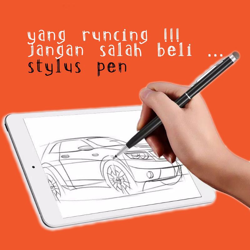 STYLUS PEN Android Universal HP | Pen Ipad | Iphone | Murah dan Bagus | premium Ujung Runcing